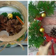 Ozdoby świąteczne do ogrodu jak zrobić: proste i tanie pomysły DIY