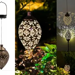 Latarnia solarna retro – piękne oświetlenie, które odmieni Twój ogród