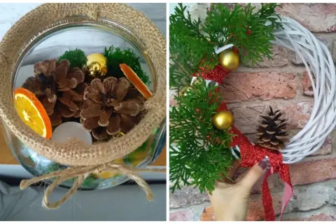 Ozdoby świąteczne do ogrodu jak zrobić: proste i tanie pomysły DIY