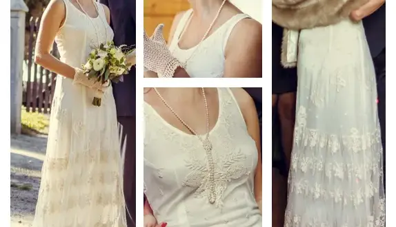 Suknia ślubna retro lata 20 - odkryj wyjątkowy styl na swój ślub